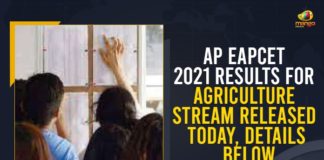 Agriculture and Pharmacy Results Released, Agriculture and Pharmacy Results Released Today, AP EAMCET 2021 Agriculture pharmacy result, AP EAMCET 2021 Agriculture result, AP EAMCET 2021 Pharmacy result, AP EAMCET 2021 Result, AP EAP CET-2021, AP EAPCET, AP EAPCET Result 2021, AP EAPCET Result 2021 for Agriculture stream out, AP EAPCET results, AP EAPCET results 2021, AP EAPCET Results 2021 released, Mango News