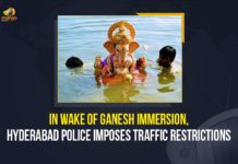 In Wake Of Ganesh Immersion, Hyderabad Police Imposes Traffic Restrictions In Wake Of Ganesh Immersion, Hyderabad Police Imposes Traffic Restrictions