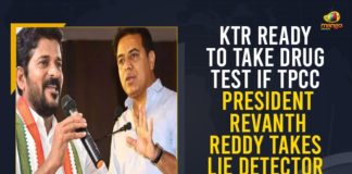 KTR initiates legal action against Opposition, KTR Ready To Take Drug Test, KTR Ready To Take Drug Test If TPCC President Revanth Reddy Takes Lie Detector Test In #Note4Vote Case, Mango News, PCC Chief Revanth Reddy Comments On Minister KTR, rahul gandhi, Revanth Reddy white challenge at KTR, Revanth throws white challenge against drug abuse, TPCC President Revanth Reddy, TPCC President Revanth Reddy Takes Lie Detector Test In #Note4Vote Case, TPCC Revanth Reddy On Drugs, Vote For Note Case