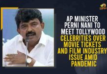 andhra pradesh, Andhra to roll out online movie ticket system, AP Minister Perni Nani, AP minister Perni Nani responds to movie tickets issue, AP Minister Perni Nani To Meet Tollywood Celebrities, AP Minister Perni Nani To Meet Tollywood Celebrities Over Movie Tickets And Film Industry Issue Amid Pandemic, hospitality and tourism Industry, Mango News, online movie tickets, online movie tickets issue, Perni Nani to review over online movie tickets, telugu film industry, Tollywood Celebrities Over Movie Tickets And Film Industry Issue
