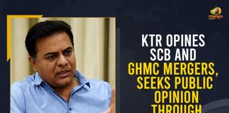 KTR, KTR Opines SCB And GHMC Mergers, KTR seeks public opinion on SCB And GHMC Mergers, KTR seeks public opinion on the question of merging Statistics, KTR Seeks Public Opinion Through Twitter, Mango News, Merge SCB with GHMC, Merger of Secunderabad Cantonment Board with Hyderabad, SCB And GHMC Merge, SCB And GHMC Merge News, SCB And GHMC Mergers, Secunderabad Cantonment Board Merge With GHMC, Secunderabad Cantonment Board to be merged with GHMC