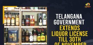 A4 Liquor Shops, Allotment of A4 Liquor Shops to Gouds, Extension of A4 Wine Shop Licenses, Extension of A4 Wine Shop Licenses by One Month, Liquor Shop Licenses, Mango News, Reservations of Allotment of A4 Liquor Shops to Gouds, Telangana extends Liquor shops license period, Telangana extends validity of liquor licences, Telangana Govt Issues Orders on Extension of A4 Wine Shop Licenses by One Month, Telangana Liquor Shop License Extended, Wine Shop Licenses