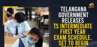 Intermediate first year exam schedule of 2020-21 released, Mango News, Telangana Exams Schedule, Telangana Exams Schedule Released, Telangana Exams Schedule Released for 2020-21, Telangana Exams Schedule Released for 2020-21 Batch, Telangana Exams Schedule Released for 2020-21 Batch Inter First Year Students, TS Inter Exams Time Table, TS Inter Exams Time Table 2021, TS Inter New time table 2021, TS Intermediate Time Table, TS Intermediate Time Table 2022