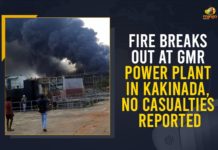 Amenities in GMR barge-mounted energy plant, Facilities in GMR barge-mounted power Plant, Facilities in GMR barge-mounted power plant site, Fire Breaks Out At GMR Power Plant, Fire Breaks Out At GMR Power Plant In Kakinada, Fire mishap averted at GMR Power plant, gmr kakinada power plant, kakinada fire accident today, Kakinada GMR Power Plant, Major Fire Accident in Kakinada GMR Power Plant, Mango News, Massive fire accident at GMR Power Plant in Kakinada