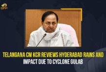 Telangana CM KCR Reviews Hyderabad Rains And Impact Due To Cyclone Gulab CM KCR Holds Review Meet On Rains In Telangana, Cyclone Gulab, Cyclone Gulab alert, Cyclone Gulab impact, Cyclone Gulab Telangana, Cyclone Gulab Update, IMD Issues Rain Alert In Telangana Amid Cyclone Gulab, Mango News, rain situation in Telangana, Telangana CM KCR Reviews Hyderabad Rains, Telangana CM KCR Reviews Hyderabad Rains And Impact Due To Cyclone Gulab, Telangana CM reviews situation in state in wake of Cyclone Gulab