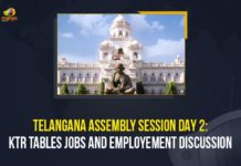 Telangana Assembly Session Day 2: KTR Tables Jobs And Employement Discussion 2021 Telangana Assembly Session, Jobs And Employement Discussion, Jobs And Employement Discussion In Telangana Assembly, KTR speech on unemployment allegations, KTR Tables Jobs And Employement Discussion, Mango News, Minister KTR, Telangana Assembly 2nd Day, Telangana Assembly Session, Telangana Assembly Session Day 2, Telangana Monsoon Assembly Session, Telangana Monsoon Assembly session 2021