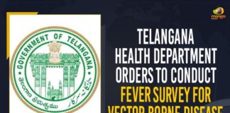 Telangana Health Department Orders To Conduct Fever Survey For Vector Borne Disease,Mango News,Mango New Telugu,Telangana Health Department,Telangana,Telangana News,Telangana Updates,TS Health Department,Health Department,Telangana Health Department News,Fever Survey,Vector Borne Disease,Telangana Public Health Authority,Conduct Fever Surveys,Health Camps,Hyderabad News,Dr G Srinivasa Rao,Health Camps In Telangana,Vector-borne Diseases,Fever Survey For Vector Borne Disease,Fever Surveys,Fever Surveys Vector Borne Disease,Vector Borne,Telangana Public Health and Family Welfare,Dengue,Malaria,Telangana Health Department Latest News,Dengue fever in Telangana,COVID-19,COVID-19 Cases In Telangana,Dengue cases,Dengue cases In Telangana