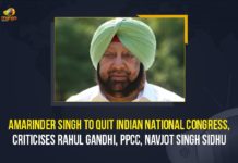 Amarinder Singh To Quit Indian National Congress, Criticises Rahul Gandhi, PPCC, Navjot Singh Sidhu Amarinder Singh Criticises Rahul Gandhi, Amarinder Singh meets Amit Shah amid Punjab Congress crisis, Amarinder Singh To Quit Indian National Congress, Mango News, Navjot Singh Sidhu, new Punjab Chief Minister, PPCC, Punjab Congress crisis, Punjab Political Crisis, Punjab Pradesh Congress Committee, Rahul Gandhi meeting Punjab Congress leaders