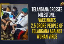 Telangana Crosses Milestone, Vaccinates 2.5 Crore People Of Telangana Against Wuhan Virus Corona Vaccination Programme, covid 19 vaccine, Covid Vaccination, COVID-19 Vaccination, Covid-19 Vaccine Distribution, Distribution For Covid-19 Vaccine, Mango News, Somesh Kumar Cuts Cake, Telangana Crosses Milestone, Telangana Cumulative Covid-19 Vaccination, Telangana Cumulative Covid-19 Vaccination Coverage, Telangana Vaccinates 2.5 Crore People, Vaccinates 2.5 Crore People Of Telangana Against Wuhan Virus, Vaccine Distribution