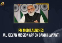 PM Modi Launches Jal Jeevan Mission App On Gandhi Jayanti