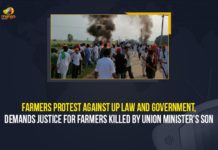 Farmers Protest Against UP Law And Government, Demands Justice For Farmers Killed By Union Minister’s Son 8 dead in violence during farmers’ protest in UP, 9 People Lost lives Including 4 Farmers at Lakhimpur Kheri Incident, 9 People Lost lives Including 4 Farmers at Lakhimpur Kheri Incident in Uttar Pradesh, Farmers Died Under Car They Flipped, India town tense after eight die in farmers protests, Lakhimpur Kheri, Mango News, Union Minister’s Son 13 Others Booked for Murder, UP CM promises strict action as 8 killed in violence, UP Lakhimpur Kheri Live Updates, UP Protesters Killed 4, Uttar Pradesh