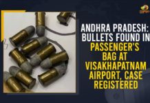 Andhra Pradesh: Bullets Found In Passenger’s Bag At Visakhapatnam Airport, Case Registered 13 bullets found in a 62-year-old woman’s bag, 13 Bullets Found in Woman’s bag at Airport, 13 bullets found in woman’s bag at Visakhapatnam Airport, 13 live bullets recovered from woman passenger, andhra pradesh, Andhra Pradesh Bullets Found In Passenger’s Bag, Bullets found in baggage of air passenger, Bullets Found In Passenger’s Bag At Visakhapatnam Airport Case Registered, Mango News, Visakhapatnam