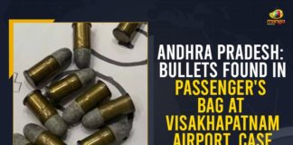 13 bullets found in a 62-year-old woman’s bag, 13 Bullets Found in Woman’s bag at Airport, 13 bullets found in woman’s bag at Visakhapatnam Airport, 13 live bullets recovered from woman passenger, andhra pradesh, Andhra Pradesh Bullets Found In Passenger’s Bag, Bullets found in baggage of air passenger, Bullets Found In Passenger’s Bag At Visakhapatnam Airport Case Registered, Mango News, Visakhapatnam