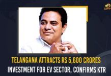Telangana Attracts Rs 5,600 Crores Investment For EV Sector, Confirms KTR Telangana Attracts Rs 5600 Crores Investment For EV Sector, KTR, Mango News, Latest Breaking News 2021, Today News Update, Political News 2021, TRS Cabinet minister, Electric Vehicles (EV) segment, Telangana new EV policy, Telangana News, Telangana Monsoon Assembly session, electric vehicles, EMC 2.0 scheme, Automotive Research Association of India, 118 new recharge EV stations, Hyderabad EV stations