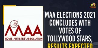 MAA Elections 2021 Concludes With Votes Of Tollywood Stars, MAA Elections Results Expected Today, Mango News, Latest Breaking News 2021, Tollywood Updates, MAA Elections 2021, Tollywood Stars, MAA Elections, Votes Of Tollywood Stars, MAA Elections 2021 Results, maa election results 2021, maa elections 2021 winners, tollywood maa elections 2021, MAA elections 2021 Updates, Manchu Vishnu Panel, MAA President, Movie Artistes Association Elections, Prakash Raj Panel, Maa Elections 2021 Panel
