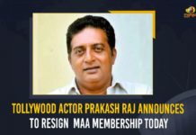 Tollywood Actor Prakash Raj Announces To Resign MAA Membership Today 2021 MAA elections, MAA Election, MAA Election 2021, maa election results 2021, MAA Elections, MAA Elections 2021, MAA Elections 2021 Results, maa elections 2021 winners, Manchu Vishnu, Manchu Vishnu Wins MAA Election 2021, Prakash Raj, Prakash Raj Announces To Resign MAA Membership, Tollywood actor, Tollywood Actor Prakash Raj, Tollywood Actor Prakash Raj Announces To Resign MAA Membership, Tollywood Actor Prakash Raj Announces To Resign MAA Membership Today