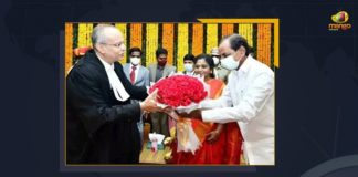 Chief Justice of Telangana, Hyderabad, Justice Satish Chandra Sharma, Justice Satish Chandra Sharma takes oath as CJ, Justice Satish Chandra Sharma Takes Oath As New Chief Justice Of Telangana HC, Justice Satish Chandra Sharma takes over as Telangana HC CJ, Mango News, New Chief Justice Of Telangana HC, President of India, Supreme Court Collegium, swearing in ceremony of Justice Satish Chandra Sharma