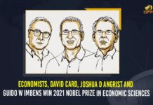 Economists, David Card, Joshua D Angrist And Guido W Imbens Win 2021 Nobel Prize In Economic Sciences 2021 Nobel Prize In Economic Sciences, 2021 Nobel Prize in Economics, David Card, David Card Joshua D Angrist wins 2021 Nobel Prize, Economists, Guido Imbens, Joshua Angrist, Joshua D Angrist And Guido W Imbens Win 2021 Nobel Prize In Economic Sciences, Mango News, Nobel Economics Prize, Nobel Economics Prize Winners, Nobel Prize 2021, Nobel Prize 2021 in Economics, Nobel Prize in Economics