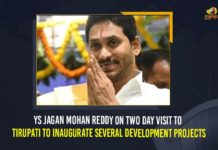 YS Jagan Mohan Reddy On Two Day Visit To Tirupati To Inaugurate Several Development Projects andhra pradesh, Andhra Pradesh CM inaugurates TTD’s development projects, CM Jagan to attend Salakatala Brahmotsavam in Tirumala, CM Jagan To Be In Tirumala Today, Jagan to inaugurate several facilities in Tirupati, Mango News, Tirumala Tirupati Devasthanam, Tirumala Tirupati Devasthanams News, Tirupati, YS Jagan Mohan Reddy On Two Day Visit To Tirupati, YS Jagan Mohan Reddy On Two Day Visit To Tirupati To Inaugurate Development Projects, YS Jagan Mohan Reddy On Two Day Visit To Tirupati To Inaugurate Several Development Projects
