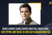 Rahul Gandhi Slams Centre Over Fuel Prices Hike, Says Petrol And Diesel Is Costlier Than Aviation Fuel