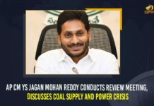 AP CM YS Jagan Mohan Reddy Conducts Review Meeting Over Coal Supply And Power Crisis AP CM YS Jagan Mohan Reddy Conducts Review Meeting Over Coal Supply And Power Crisis, AP coal supply, AP power crisis, Central Electricity Authority, Central Electricity Authority coal reserve report, Chief Minister of Andhra Pradesh, Chief minister YS Jagan Mohan Reddy reviews power crisis, coal supply, Mango News, power crisis, shortage of coal for the thermal plants, YS Jagan Conducts Review Meeting Over Coal Supply And Power Crisis, YS Jagan Mohan Reddy Conducts Review Meeting Over Coal Supply And Power Crisis, YS Jagan Review Meeting Over Coal Supply And Power Crisis