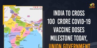 Corona Vaccination Programme, coronavirus vaccine distribution, covid 19 vaccine, Covid Vaccination, Covid vaccination in India, COVID-19 Vaccination, Covid-19 Vaccination Distribution, Covid-19 Vaccine Distribution, Covid-19 Vaccine Distribution News, Covid-19 Vaccine Distribution updates, Distribution For Covid-19 Vaccine, India Covid Vaccination, India To Cross 100 Crore COVID-19 Vaccine Doses Milestone Today, Mango News, Union Government Expresses Happiness