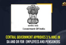 Central Government Approves 3 % Hike In DA And DR For Employees And Pensioners Cabinet approves 3% DA DR hike, Cabinet approves 3% increase in DA of Central Government, Cabinet approves another DA hike, Central Government Approves 3 % Hike In DA And DR For Employees And Pensioners, Centre approves 3% DA hike for Central govt employees, Centre approves 3% Dearness Allowance hike, Centre approves 3% Dearness Allowance increase, Centre may approve 3% DA hike for central govt employees, Government Approves 3% DA For Employee Before Diwali, Mango News