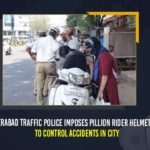 Hyderabad Traffic Police Imposes Pillion Rider Helmet Rule To Control Accidents In City Hyderabad Traffic, Hyderabad Traffic Police, Hyderabad traffic police implement pillion rider helmet rule, Hyderabad Traffic Police Imposes Pillion Rider Helmet Rule, Hyderabad Traffic Police Imposes Pillion Rider Helmet Rule To Control Accidents In City, Hyderabad Traffic Police strictly implement, Hyderabad Traffic Police strictly implement mask, Mango News, Pillion Rider Helmet Rule, Pillion Rider Helmet Rule To Control Accidents In City, Traffic Police Imposes Pillion Rider Helmet Rule