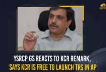 YSRCP GS Reacts To KCR Remark, Says KCR Is Free To Launch TRS In AP AP Cabinet Meeting Highlights, chandrababu naidu, Chief Minister of Telangana, General Secretary of YSRCP, KCR is free to launch party in Andhra Pradesh, Mango News, No one is stopping KCR from launching TRS in AP, People Requesting To Launch TRS In Andhra, Sajjala Ramakrishna Reddy, TDP President, YSRCP, YSRCP GS Reacts To KCR Remark, YSRCP GS Reacts To KCR Remark Says KCR Is Free To Launch TRS In AP