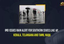 IMD alert, IMD Heavy Rain Warning, IMD Issues Heavy To Moderate Rainfall Alerts, IMD Issues Rain Alert, IMD Issues Rain Alert For Southern States, IMD Issues Rain Alert For Southern States Like AP, IMD Issues Rain Alert In Telangana, IMD Issues Rain Alerts In Telugu States, Indian Meteorological Department, Kerala, Mango News, Telangana And Tamil Nadu, Telangana Rain Alerts