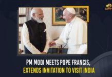 PM Modi Meets Pope Francis, Extends Invitation To Visit India Mango News, PM Modi, PM Modi At Vatican To Meet Pope Francis, PM Modi Invites Pope Francis, PM Modi Invites Pope Francis to Visit India, PM Modi Meets Pope Francis, PM Modi meets Pope Francis at Vatican, PM Modi Meets Pope Francis at Vatican City, PM Modi Meets Pope Francis at Vatican City Invites him to Visit India, PM Modi Meets Pope Francis For The First Time, PM Narendra Modi meets Pope Francis, Pope Francis