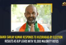 Bandi Sanjay Responds over Huzurabad By-election Result, Huzurabad Assembly Election Results, Huzurabad Assembly Election Results 2021, Huzurabad bypoll results, Huzurabad bypoll results live, Huzurabad bypoll results live updates, Huzurabad constituency, huzurabad election exit poll results, huzurabad election results, huzurabad exit poll 2021, Huzurabad exit poll results, huzurabad results, Mango News, Telangana BJP President Bandi Sanjay, Telangana BJP President Bandi Sanjay Responds over Huzurabad By-election Result