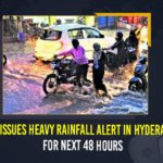 IMD Issues Heavy Rainfall Alert In Hyderabad For Next 48 Hours Heavy Rainfall Alert In Hyderabad, Heavy Rainfall Alert In Hyderabad For Next 48 Hours, Heavy Rainfall Predicted In Hyderabad, Heavy rains, Hyderabad Floods, Hyderabad Rains, IMD Issues Alert, IMD Issues Heavy Rainfall Alert, IMD Issues Heavy Rainfall Alert In Hyderabad, IMD Issues Heavy Rainfall Alert In Hyderabad For Next 48 Hours, Indian Meteorological Department, Mango News, Meteorological department, Telangana Heavy Rainfall, telangana rainfall, Telangana Rains, Telangana weather updates