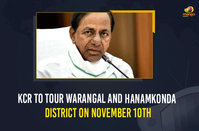 KCR To Tour Warangal And Hanamkonda District On November 10th #KCR, CM KCR Tour Latest News, CM KCR will Undertake a Tour of Warangal and Hanamkonda Districts, CM KCR will Undertake a Tour of Warangal and Hanamkonda Districts on Nov 10, Hanamkonda TRS Party Office, Hanamkonda TRS Party Office Inauguration, KCR to undertake tour of Warangal, KCR unveils plans for better Warangal, KCR will Undertake a Tour of Warangal and Hanamkonda, KCR will Undertake a Tour of Warangal and Hanamkonda Districts, Mango News