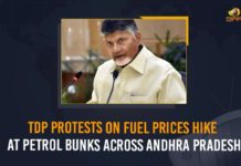 TDP Protests On Fuel Prices Hike At Petrol Bunks Across Andhra Pradesh BJP slams government for not reducing VAT on fuel, fuel price hike, Fuel Prices Today, Fuel Retailers, Hyderabad, Latest Breaking News 2021, Mango News, Minister Perni Nani slams Chandrababu’s double standards, Naidu demands CM Jagan to reduce fuel prices, TDP protests across Andhra Pradesh, TDP Protests On Fuel Prices Hike At Petrol, TDP Protests On Fuel Prices Hike At Petrol Bunks, TDP Protests On Fuel Prices Hike At Petrol Bunks Across Andhra Pradesh, TDP to stage protest against fuel price hike in Andhra