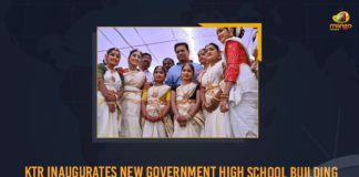 Contractor spends Rs 6 crore to build school, Government High School Building At Janagama, KTR, KTR Inaugurates New Government High School, KTR Inaugurates New Government High School Building, KTR Inaugurates New Government High School Building At Janagama Village, KTR Inaugurates New Government High School Building At Janagama Village Worth Rs 6 Crores, Mango News, Minister KTR, New Government High School Building At Janagama Village