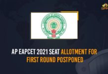 AP Eamcet, AP EAMCET 2021 Round 1 Seat Allotment Result, AP EAPCET, AP EAPCET 2021, AP EAPCET 2021 Counselling, AP EAPCET 2021 Counselling Round 1 Seat, AP EAPCET 2021 Seat Allotment For First Round, AP EAPCET 2021 Seat Allotment For First Round Postponed, APSHEC, EAPCET, EAPCET 2021 examination, EAPCET 2021 Seat Allotment, EAPCET 2021 Seat Allotment For First Round, Mango News, Round 1 seat allotment result