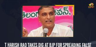 AIIMS, All India Institute of Medical Sciences, Birthday greetings pour in for Finance Minister Harish Rao, Harish rao, Harish Rao Press Meet, Harish Rao takes a dig at false propaganda of BJP, Harish Rao Takes Dig At BJP For Spreading False Information, Health Minister of Telangana, kishan reddy, T Harish Rao Takes Dig At BJP For Spreading False Information Against TRS, T Harish Rao Takes Dig At BJP For Spreading False Information Against TRS Holds Press Meet, Telangana Government, TRS press conference at Telangana Bhavan, Union Minister for State of Telangana