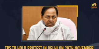 Farmers Protest Over Paddy Procurement, KCR Announced Protest with Farmers, KCR Protest Over Paddy Procurement, Paddy Procurement Centers, Paddy procurement In Telangana, Paddy procurement issue, Paddy Procurement Issue In Telangana, Paddy Procurement System, Protests Against BJP And Central Government Over Paddy Procurement Issue, TRS Protests Against BJP And Central Government Over Paddy Procurement Issue, TRS To Hold Protest In Delhi On 29th November, TRS To Hold Protest In Delhi On 29th November Final Decision To Be Taken During Meeting