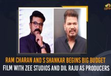 Ram Charan And S Shankar Begins Big Budget Film With Zee Studios And Dil Raju As Producers big budget movie, Dil Raju, Dil Raju’s production house, Mango News, ram charan, Ram Charan And S Shankar Begins Big Budget Film, Ram Charan And S Shankar Begins Big Budget Film With Zee Studios, Ram Charan And S Shankar Begins Big Budget Film With Zee Studios And Dil Raju As Producers, Ram Charan Big Budget Film With Zee Studios, Ram Charan upcoming movie, RRR, RRR Movie Latest News, Shankar and Ram Charan, Sri Venkateswara Creations, Zee Studios, Zee Studios acquires Ram Charan’s Film