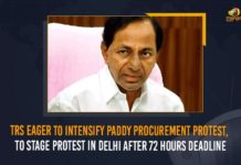 TRS Eager To Intensify Paddy Procurement Protest, To Stage Protest In Delhi After 72 Hours Deadline Agriculture Minister of Telangana, Central Government, Mango News, Paddy Procurement, Paddy procurement In Telangana, Paddy procurement issue, Paddy Procurement Issue In Telangana, Paddy Procurement Protest To Stage Protest In Delhi, Prime Minister Narendra Modi, Singireddy Niranjan Reddy, Telangana Government, TRS Eager To Intensify Paddy Procurement Protest, TRS Eager To Intensify Paddy Procurement Protest To Stage Protest In Delhi After 72 Hours Deadline, TRS stages protests against Centre’s stand on paddy Procurement