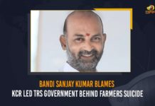 Bandi Sanjay Kumar Blames KCR Led TRS Government Behind Farmers Suicide Agriculture Minister of Telangana, Bandi Sanjay blames CM KCR for farmers’ suicides, Bandi Sanjay Kumar, Bandi Sanjay Kumar Blames KCR, Bandi Sanjay Kumar Blames KCR Led TRS Government, Bandi Sanjay Kumar Blames KCR Led TRS Government Behind Farmers Suicide, Central Government, Farmers Suicide, Mango News, Paddy Procurement, Paddy procurement In Telangana, Paddy procurement issue, Paddy Procurement Issue In Telangana, Prime Minister Narendra Modi, Singireddy Niranjan Reddy, Telangana Government