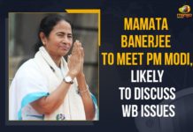Mamata Banerjee To Meet PM Modi, Likely To Discuss West Bengal Issues Central Government, Chief Minister of West Bengal, Chief Minister of West Bengal Mamata Banerjee, CM Mamata Banerjee To Meet PM Modi, mamata banerjee, Mamata Banerjee likely to meet PM Narendra Modi, Mamata Banerjee To Meet PM Modi, Mamata Banerjee To Meet PM Tomorrow, Mamata Banerjee to visit Delhi, Mamata to visit New Delhi today, Mango News, PM Modi, Trinamool Congress, Trinamool Congress President