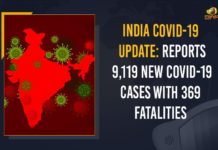 India COVID-19 Update: Reports 9,119 New COVID-19 Cases With 369 Fatalities Coronavirus Cases, coronavirus cases india, coronavirus india, coronavirus india live updates, Coronavirus India News LIVE Updates, COVID-19 pandemic in India, India Coronavirus, India Covid-19 Updates, total corona cases in india today, Total Corona Positive Cases in India, total corona positive in india Coronavirus Cases, coronavirus cases in india state wise, coronavirus cases in india today state wise, coronavirus cases india