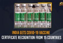 15 more countries recognise India’s COVID-19, 15 more countries recognise India’s vaccination certificate, 15 More Countries Recognise India’s Vaccine Certificate, 15 more nations recognise Indian Covid vaccines, COVID-19, COVID-19 Vaccine Certificate Recognition, India Gets COVID-19 Vaccine Certificate, India Gets COVID-19 Vaccine Certificate Recognition, India Gets COVID-19 Vaccine Certificate Recognition From 15 Countries, Mango News