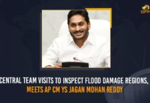 Central Team Visits To Inspect Flood Damage Regions, Meets AP CM YS Jagan Mohan Reddy Andhra Pradesh Chief Minister, Andhra Pradesh Rains, AP CM YS Jagan Mohan Reddy, Central Team, Central team to assess flood and rain damage in Andhra, Central team visit Andhra, Central team visit Andhra for flood damage assessment, Central team visit Andhra Pradesh, Central Team Visits To Inspect Flood Damage Regions, Central Team Visits To Inspect Flood Damage Regions Meets AP CM YS Jagan Mohan Reddy, Chief Minister of Andhra Pradesh, Loss Due to Rains and Floods, Loss Due to Rains and Floods In AP, Mango News, MangoNews, Union Home Ministry to National Ministry