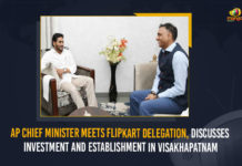 AP Chief Minister Meets Flipkart Delegation, Discusses Investment And Establishment In Visakhapatnam AP Chief Minister Meets Flipkart Delegation, AP Chief Minister Meets Flipkart Delegation Discusses Investment And Establishment In Visakhapatnam, Discusses Investment And Establishment In Visakhapatnam, discusses investments, Flipkart CEO meets Andhra CM Jagan, Flipkart CEO meets Jagan, Flipkart CEO meets Jagan assures support to farmers skilling, Flipkart Delegation Discusses Investment And Establishment In Visakhapatnam, Flipkart keen to invest in Vizag, Flipkart team meets CM Jagan, Flipkart team meets CM Jagan discusses investments, Flipkart to partner with RBKs, Mango News, mango news telugu