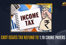 CBDT Issues Tax Refund To 1.19 Crore Payers 32, CBDT Issues Income Tax Refund To 1.19 Crore Tax Payers, CBDT issues refunds worth Rs 132381 cr to more than, CBDT Issues Tax Refund, CBDT Issues Tax Refund News, CBDT Issues Tax Refund To 1.19 Crore Payers, CBDT Issues Tax Refund Updates, CBDT Processes Refunds, Central Board of Direct Taxes, Income Tax Department, Income Tax Refunds Of Rs 1.19 Lakh Crore Issued, Mango News, MangoNews