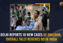 Delhi Reports 10 New Cases Of Omicron, Overall Tally Reaches 90 In India Coronavirus, Covid B.1.1.529 variant, COVID-19, covid-19 new variant, Delhi Omicron, Delhi Reports 10 New Cases Of Omicron, Delhi Reports 10 New Cases Of Omicron Overall Tally Reaches 90 In India, Mango News, New Coronavirus Strain, New Covid 19 Variant, New Covid Strain Omicron, Omicron, Omicron covid variant, Omicron variant, omicron variant in India, omicron variant south africa, Update on Omicron