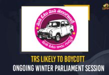 TRS Likely To Boycott Ongoing Winter Parliament Session Mango News, MangoNews, Ongoing Winter Parliament Session, Paddy procurement issue, TRS Likely To Boycott Ongoing Winter Parliament Session, TRS likely to boycott remaining winter session, TRS likely to boycott remaining winter session of Parliament, TRS MPs likely to boycott Parliament sessions, TRS MPs to boycott Parliament’s Winter Session, TRS to boycott Parliament Session over paddy procurement issue, TRS to boycott remaining winter session of Parliament, Winter Parliament Session, winter session of parliament